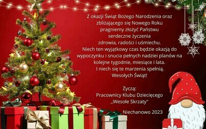 Zdjęcie do Świąteczne życzenia